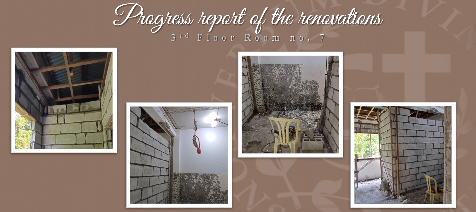 Progress report on the Renovations (3rd Floor Room no. 7)